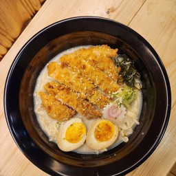 ซุปกระดูกหมูหมูทอด