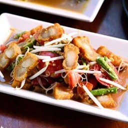 ตำไทหมูกรอบ