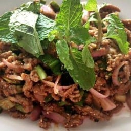 ก้อยเนื้อมะนาว(สุก)