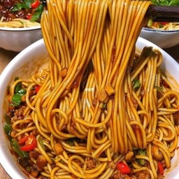 面条香菇猪肉  บะหมี่หมูเห็ดหอม