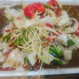 ตำปลาหมึก