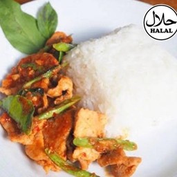 ข้าวพริกแกงไก่