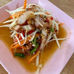 ตำคอหมูย่าง