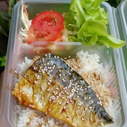 ข้าวหน้าปลาซาบะซอสเทอริยากิ