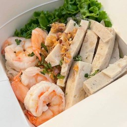 ยำ หมี่ยำซีฟู้ด shrimpy