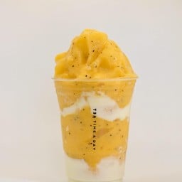เสาวรสปั่นโยเกิร์ต. Passion Fruit Yogurt Smoothie