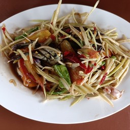 ส้้มตำมะม่วงปูปลาร้า