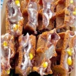 BN004.วาฟเฟิลบ้าบิ่นมินิมะพร้าว+ข้างโพด