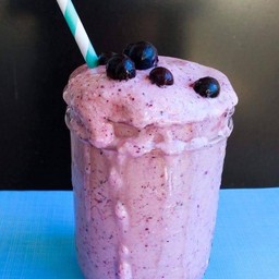 บลูเบอร์รี่ปั่น  Blueberry Smoothie