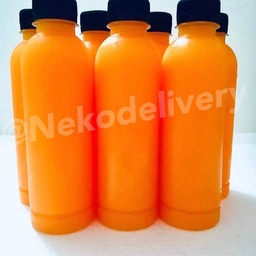 น้ำส้มคั้นสดแท้ 100%(12 ขวด)ปริมาณ 300 ml.