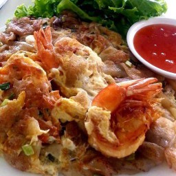 ก๋วยเตี๋ยวคั่วกุ้ง