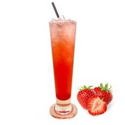 น้ำสตอเบอร์รี่ โซดา  Strawberry Soda