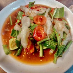 ตำเกาเหลาตีนไก่ (ขายำ)