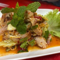 พร่าคอหมูย่าง