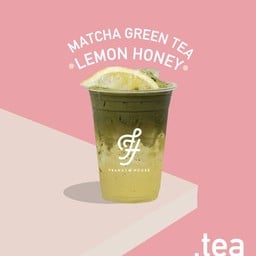 A matcha green tea lemonade