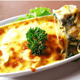 Baked Spinach with cheese