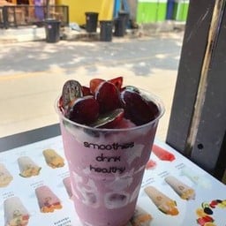 องุ่นสมูทตี้ (ใส่นม)