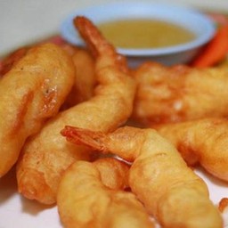 กุ้งชุบแป้งทอด