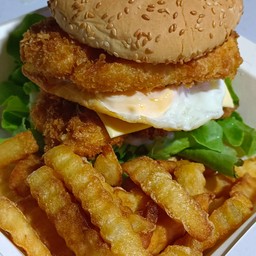 เบอร์เกอร์สเต็กปลาทอด