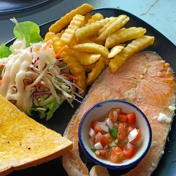 สเต็กปลาแซลมอนA219