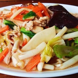 กับ/หมูผัดผักรวมมิตร