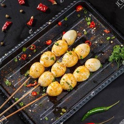 烤鹌鹑蛋ไข่นกกระทา
