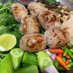 ไส้กรอกวุ้นเส้นย่าง