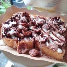 ปังปิ้งนูเทลล่า+โกโก้ครั้น