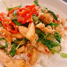 กะเพราเนื้อปู