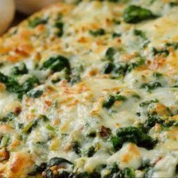 🍕พิซซ่าผักโขม 🍕 10 นิ้ว