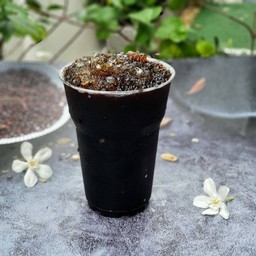 โอเลี้ยง แก้ว 16 oz (น้ำแข็งที่ใส่เป็นแบบเกล็ดหิมะ)