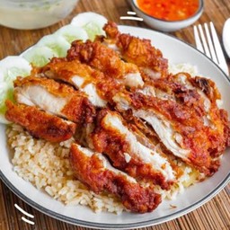 ข้าวไก่ทอด