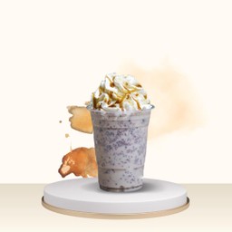 นมสดคาราเมลโอริโอ้ ปั่น