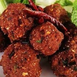 ลาบหมูทอด