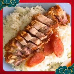 ข้าวหมูกรอบ