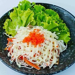 สลัดปูอัดไข่กุ้ง