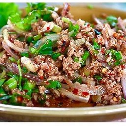 ลาบเนื้อสุกเปรี้ยว