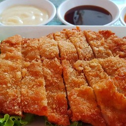 หมูทอดราดซอสเกาหลี