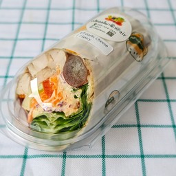 สลัดแร้พ อกไก่ การ์ลิกชีส  (1ชิ้น)