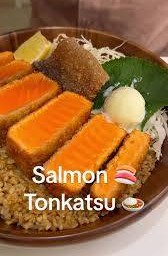 ชุดข้าวแซลมอนคัตสึ