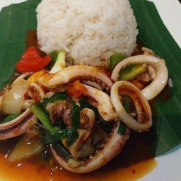 ปลาหมึกพริกเผา