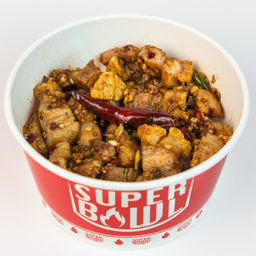 ข้าวหมูกรอบคั่วพริกเกลือ ขนาดใหญ่