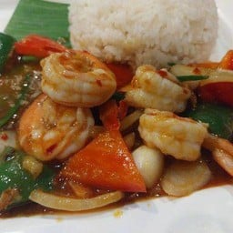 กุ้งพริกเผา