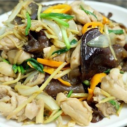 ตามสั่ง-ข้าวราด-ผัดพริกสดขิง