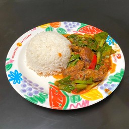 คะน้าปลากระป๋อง