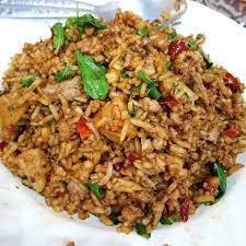 ข้าวคลุกกระเพา