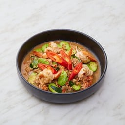 กุ้งผัดสะตอ