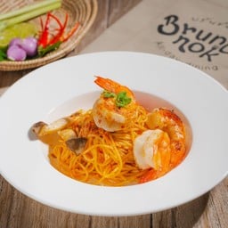 สปาเก็ตตี้ซอสต้มยำกุ้ง