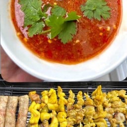 ขุนเขาหมึกย่างน้ำจิ้มรสเด็ด  - Kunkao