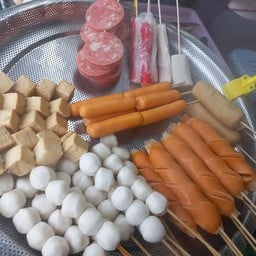 ปลาหมึกย่าง (ตลาดรถไฟ)  ลำปาง